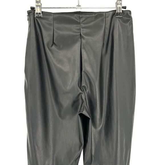 Fabletics Vegan Leather High-Waisted Leggings Black Medium NWT - Picture 9 of 10